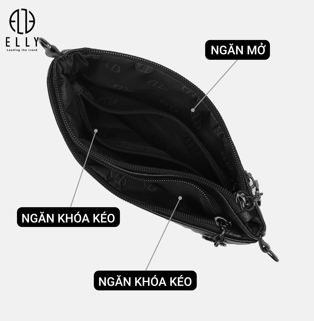 Túi clutch nữ cao cấp da thật ELLY - EC71