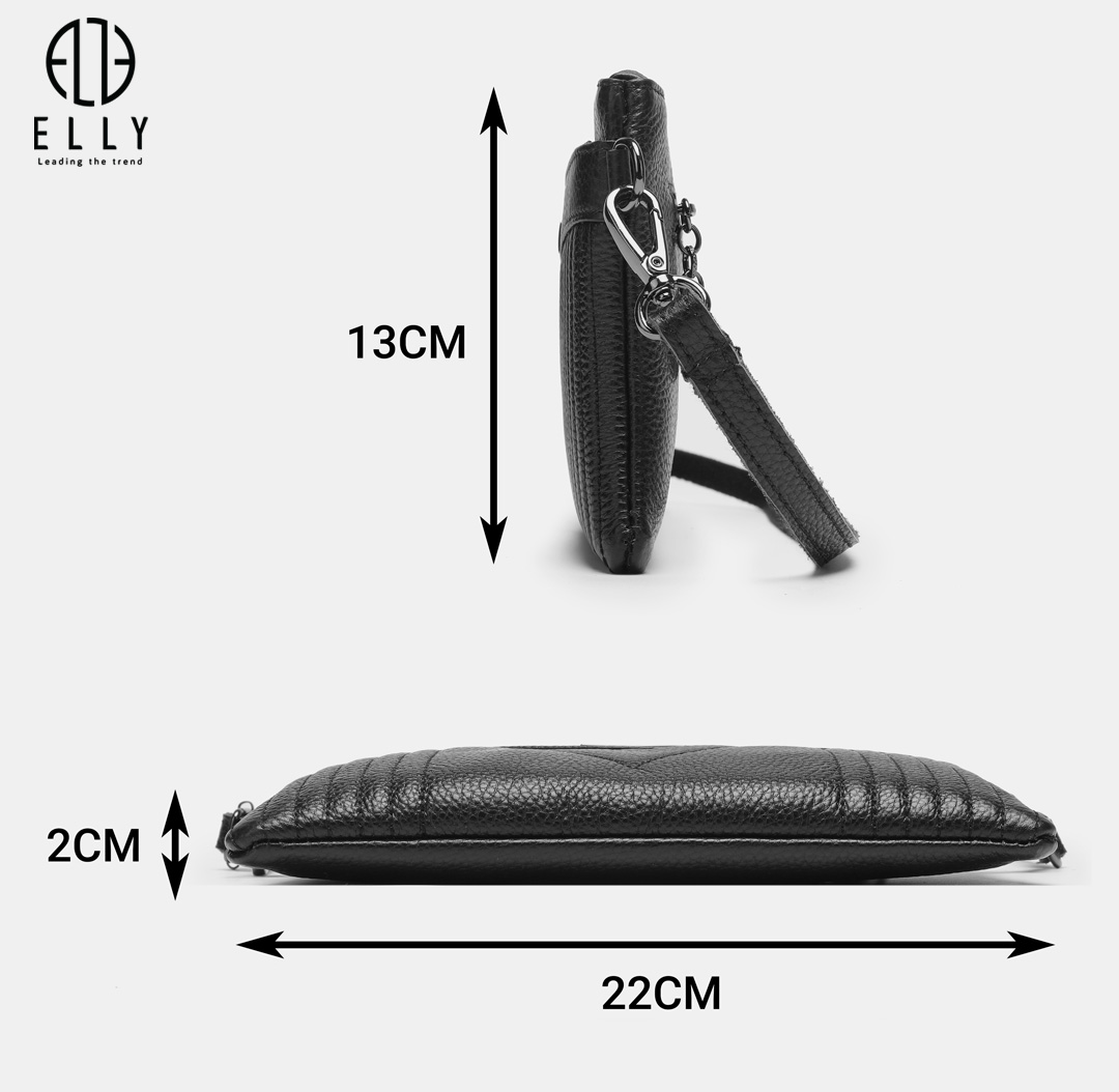 Túi clutch nữ cao cấp da thật ELLY - EC71