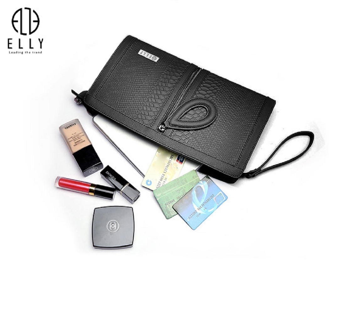 Túi clutch nữ cao cấp da thật ELLY - EC12