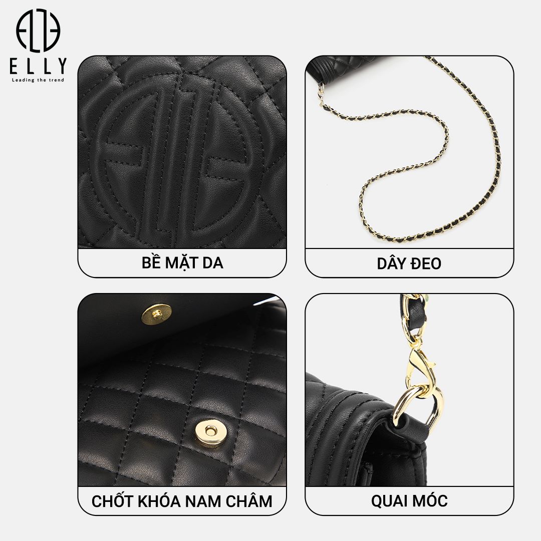 Túi clutch nữ cao cấp da thật ELLY - EC59