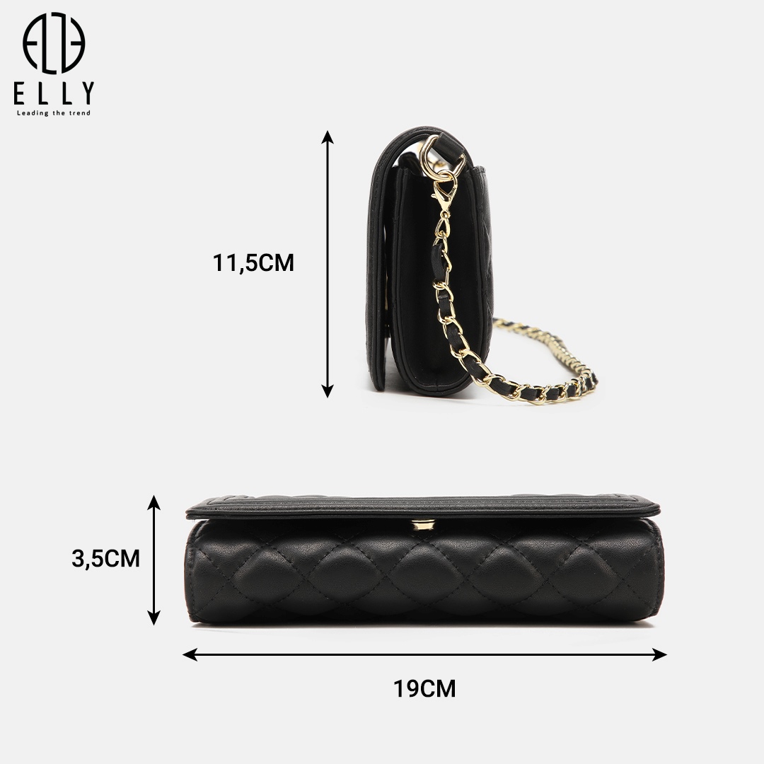 Túi clutch nữ cao cấp da thật ELLY - EC59