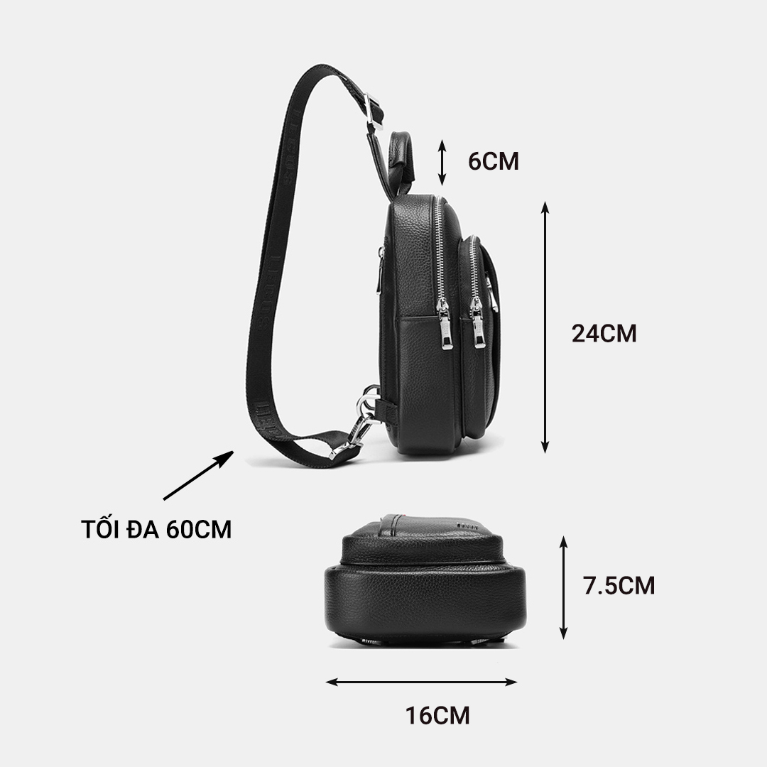 Túi xách nam cao cấp da thật LECOS - LT1
