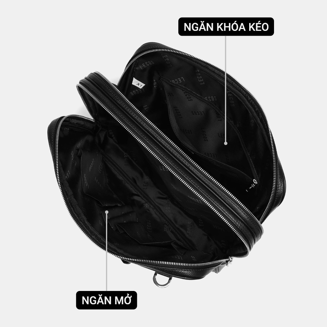 Túi xách nam cao cấp da thật LECOS - LT10