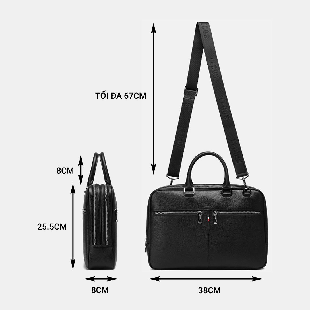 Túi xách nam cao cấp da thật LECOS - LT10