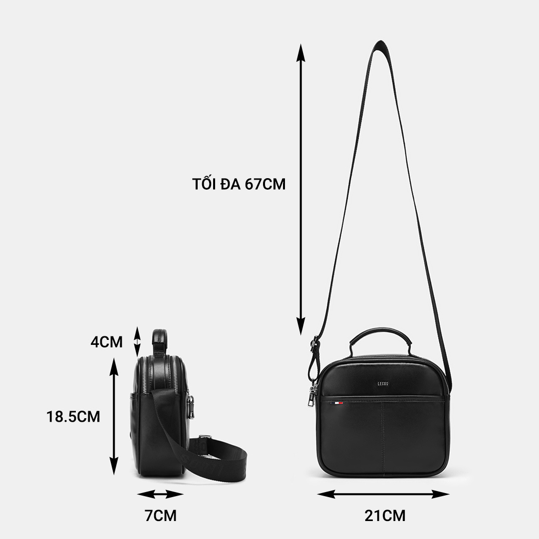 Túi xách nam cao cấp da thật LECOS - LT13