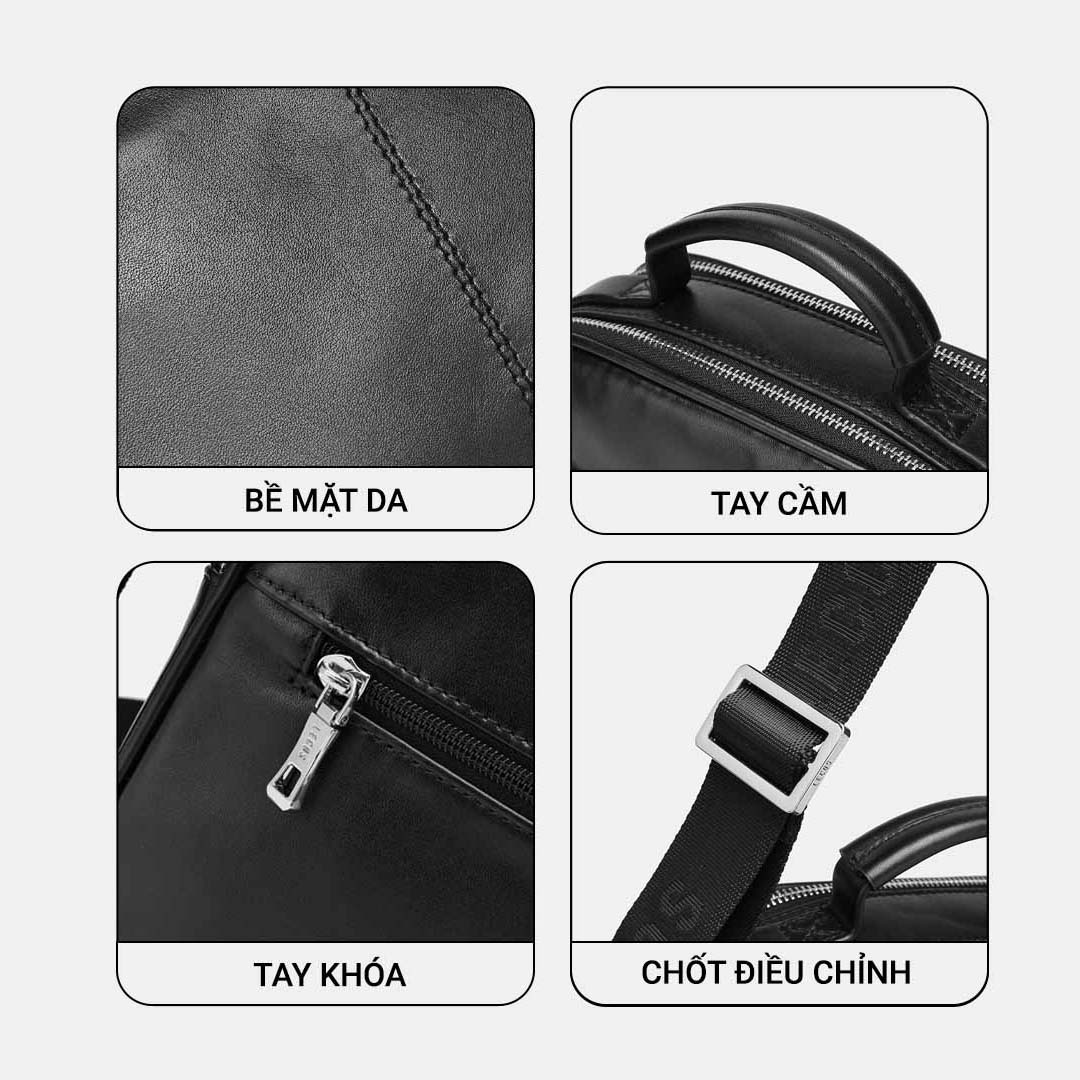 Túi xách nam cao cấp da thật LECOS - LT13