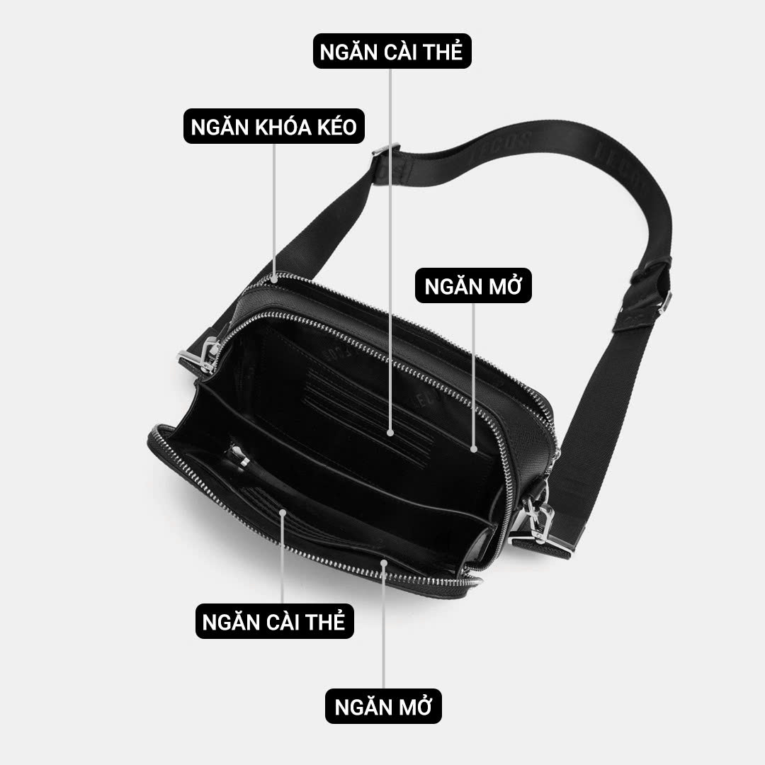 Túi xách nam cao cấp da thật LECOS - LT18