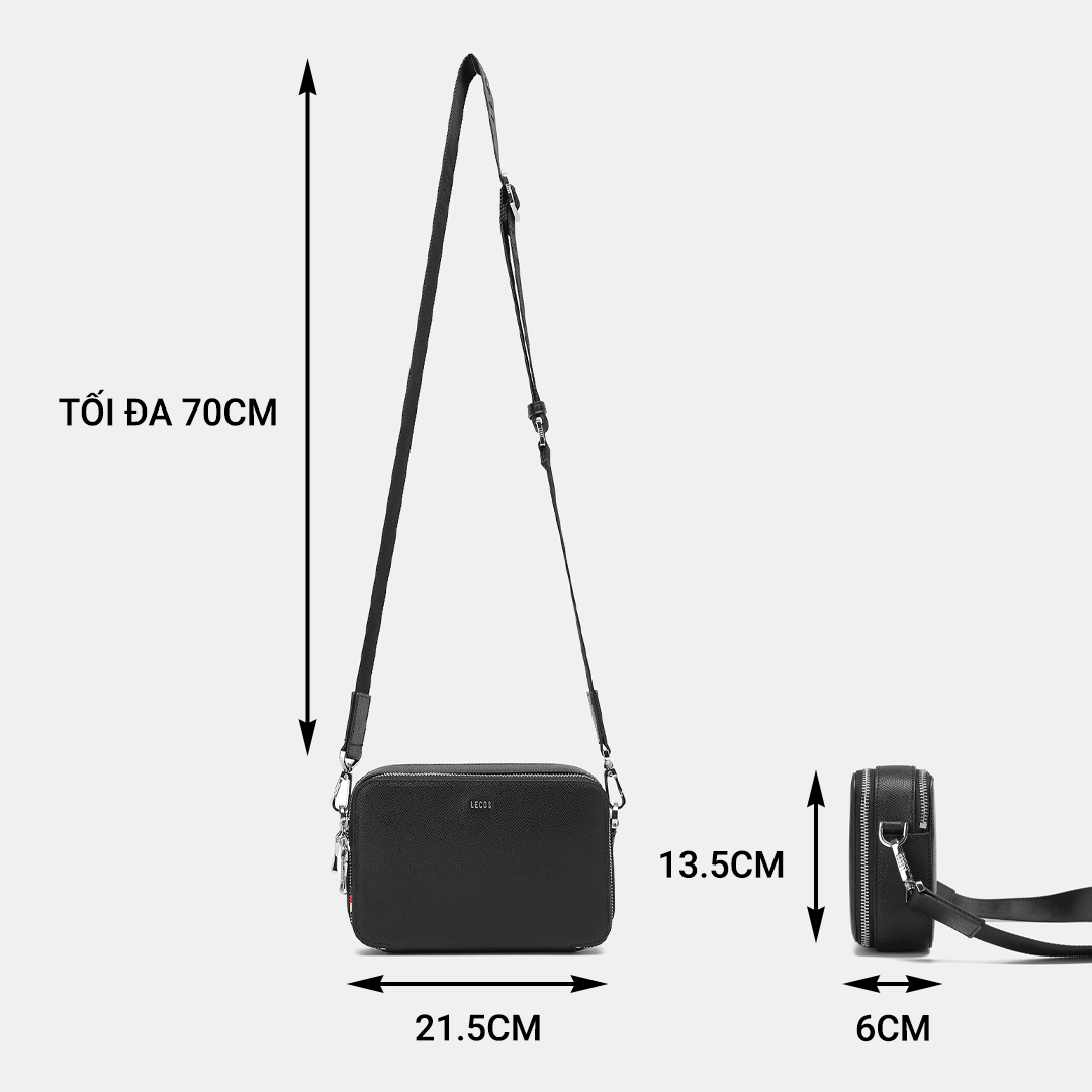 Túi xách nam cao cấp da thật LECOS - LT18