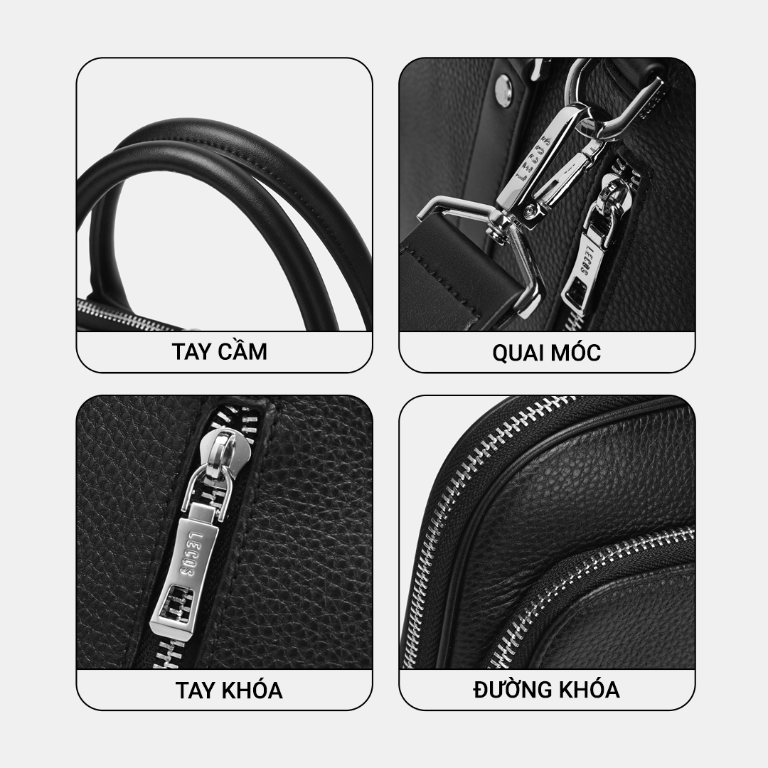 Túi xách nam cao cấp da thật LECOS - LT21