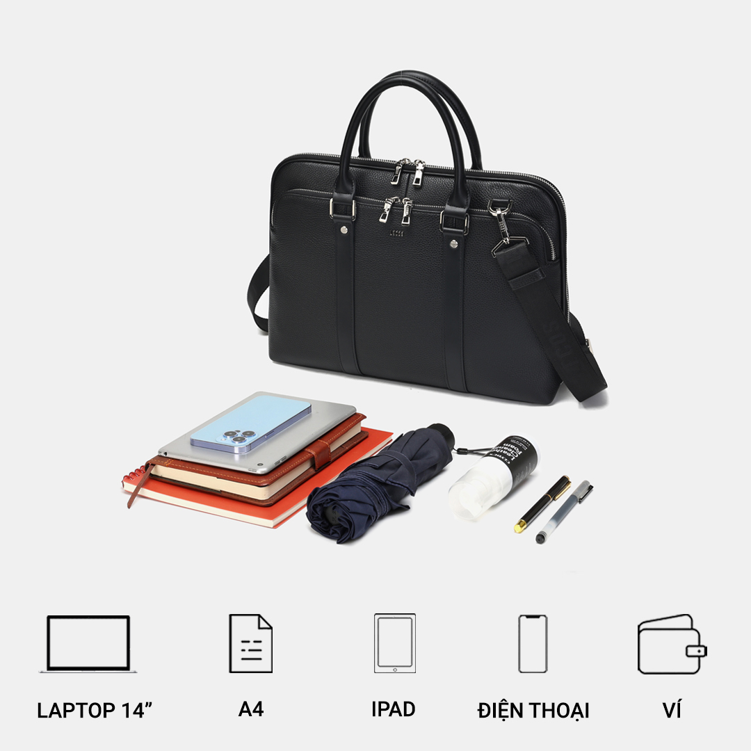 Túi xách nam cao cấp da thật LECOS - LT21