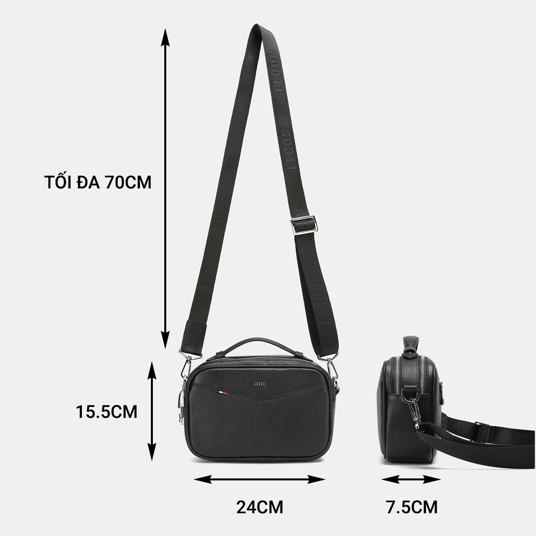 Túi xách nam cao cấp da thật LECOS - LT3