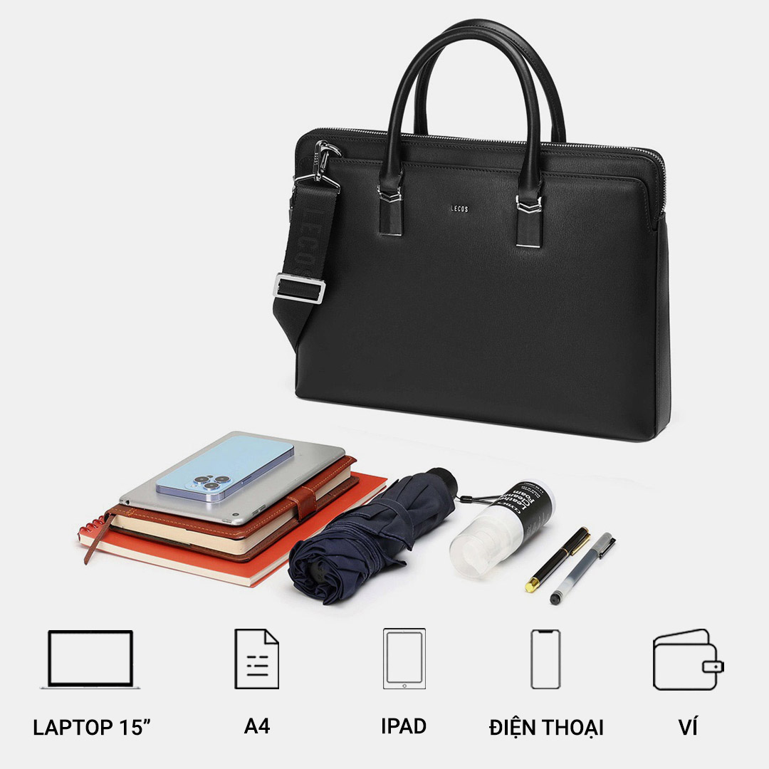 Túi xách nam cao cấp da thật LECOS - LT8