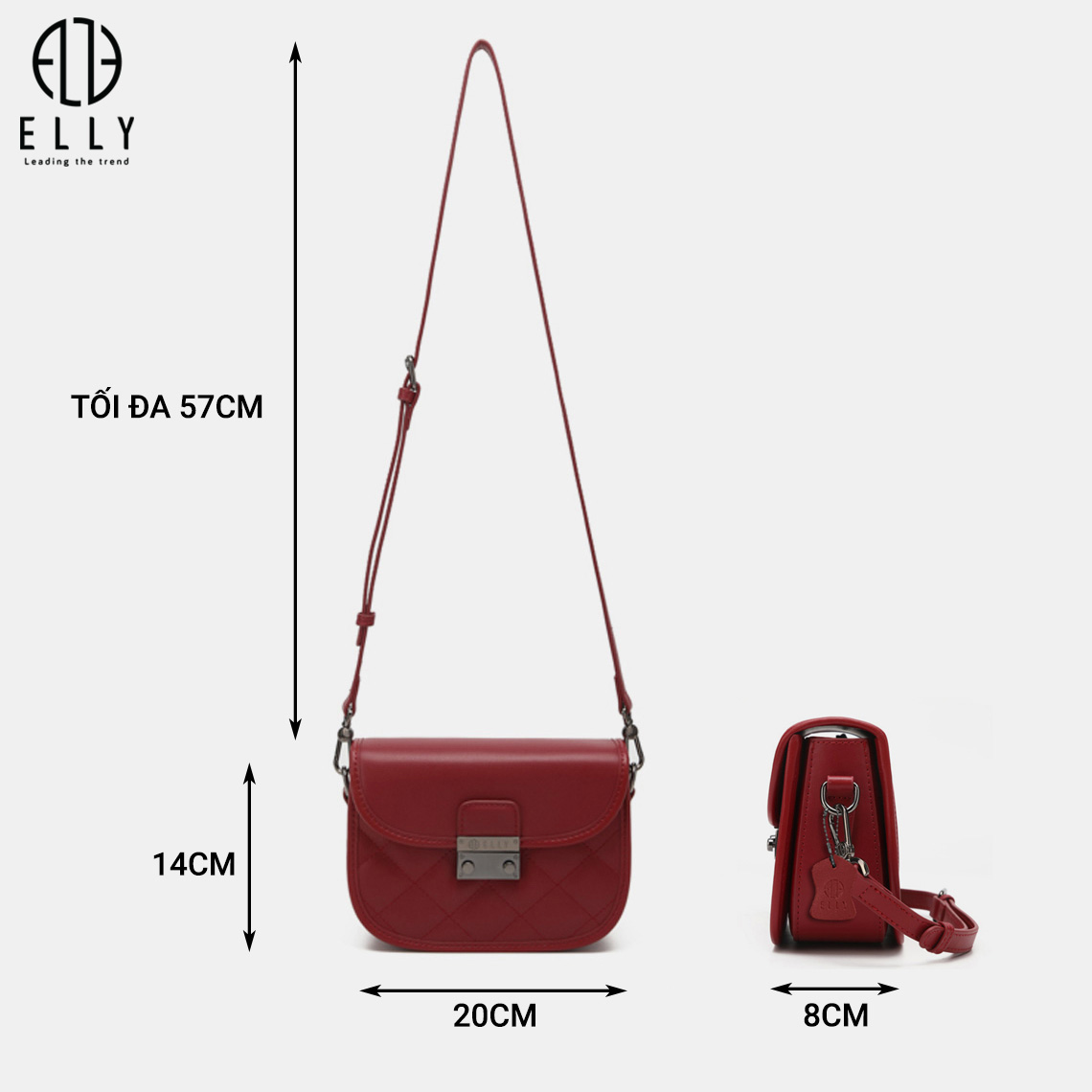 Túi xách nữ cao cấp da thật ELLY - ET127