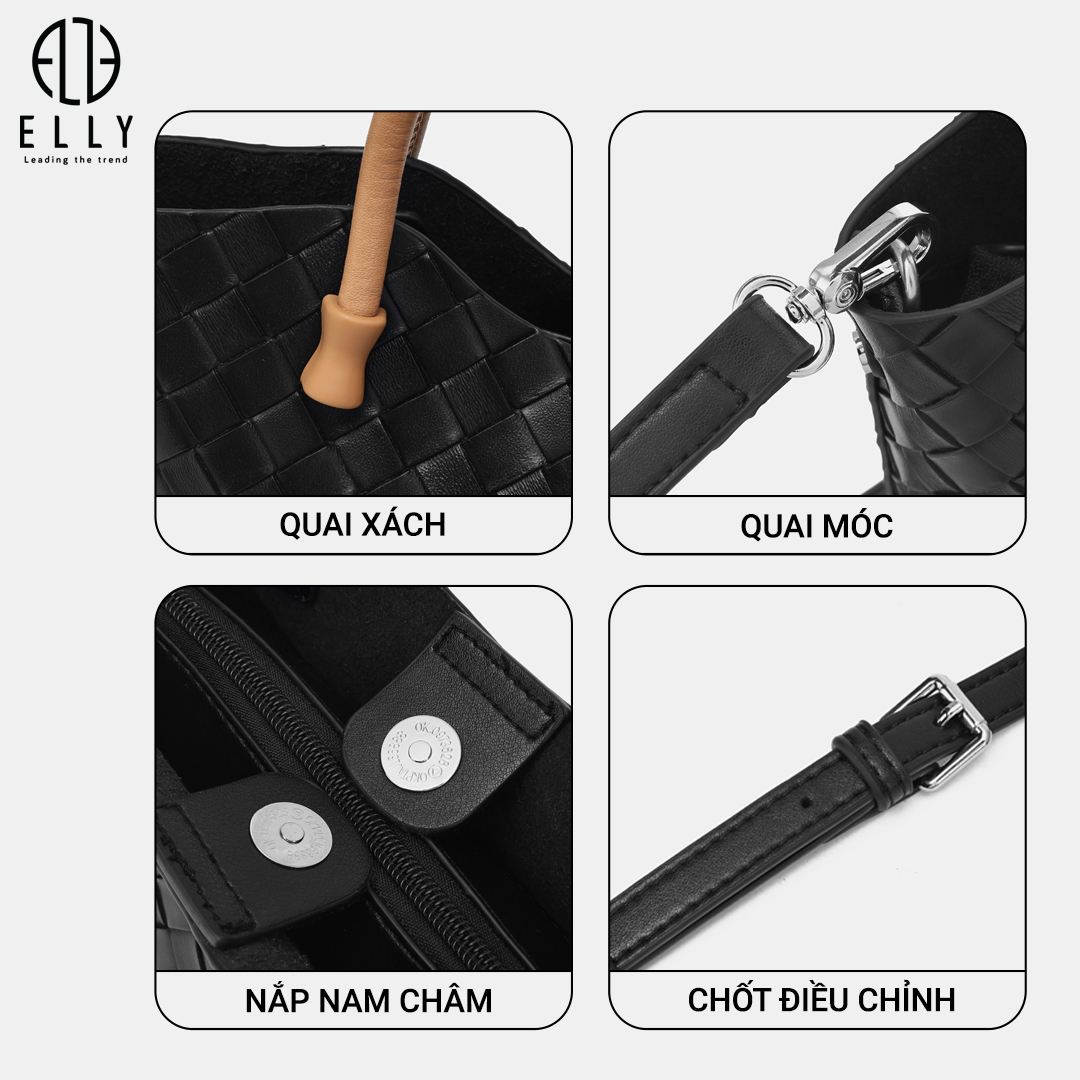 Túi xách nữ cao cấp da thật ELLY - ET205