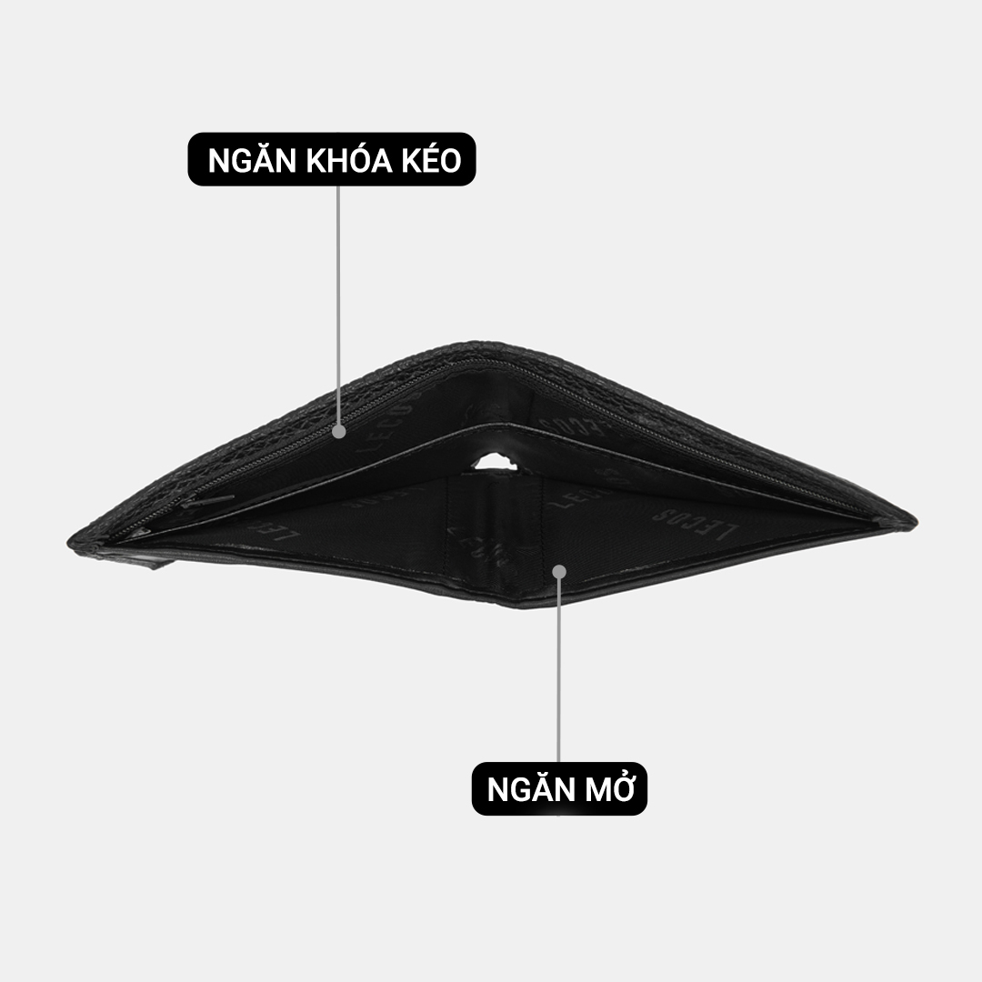 Ví nam cao cấp da thật LECOS - LV17