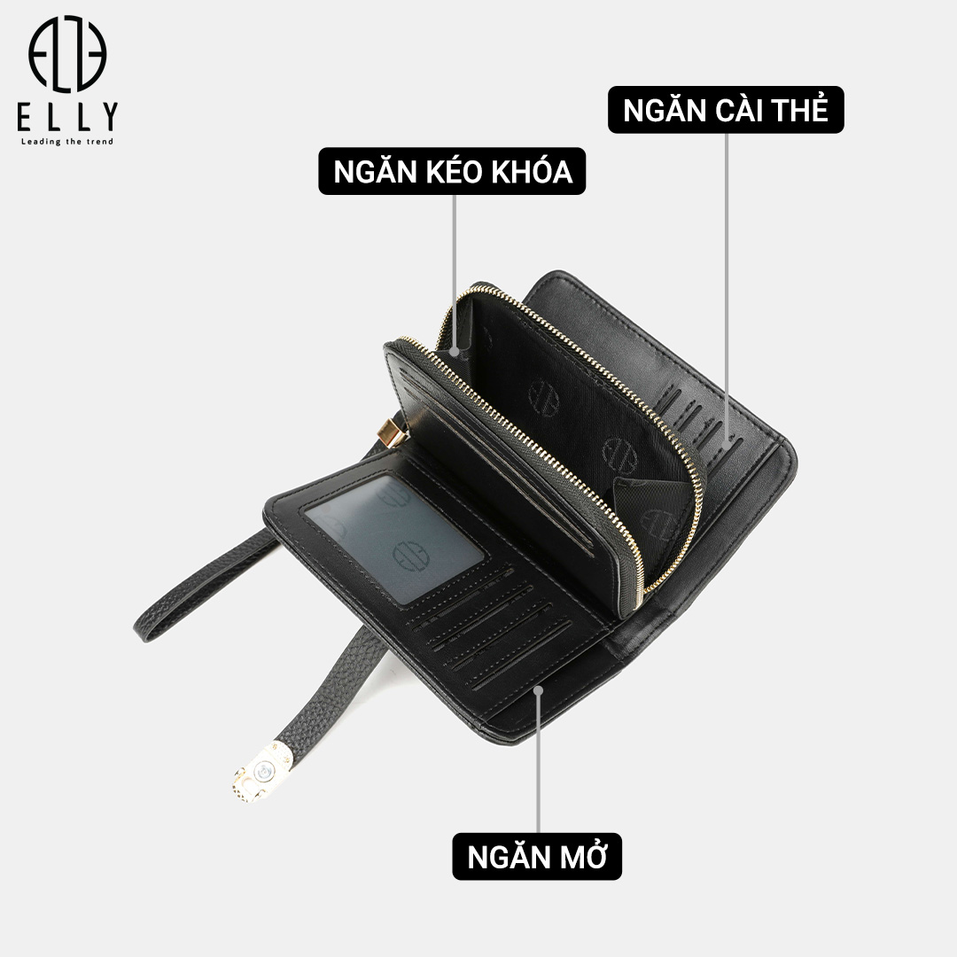 Ví nữ cao cấp da thật ELLY - EV86