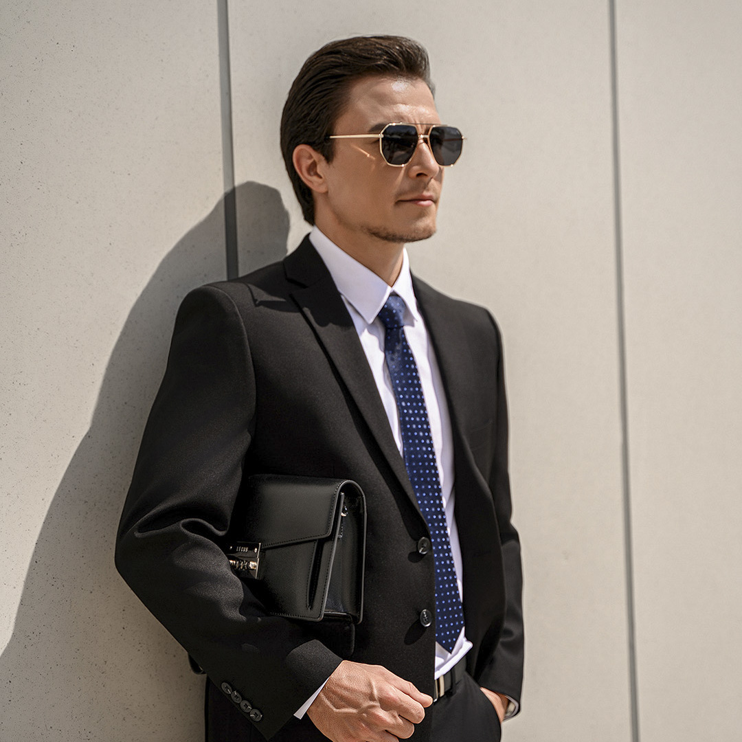 Túi clutch nam cao cấp da thật LECOS - LC7