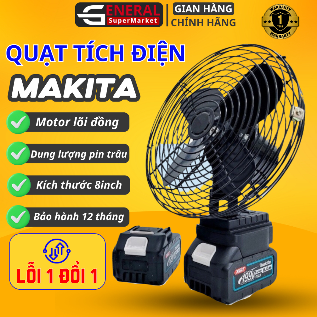 Máy Cưa Xích Dùng Pin Monteri, Máy Cưa Cầm Tay Chuẩn Pin 10 Cell, Công Suất Lớn