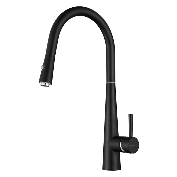 Vòi rửa bát KONOX KN1901B - Màu đen