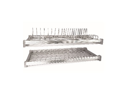 Giá bát đĩa cố định 2 tầng inox 304 HUGE H-BD1590 ( 900mm)