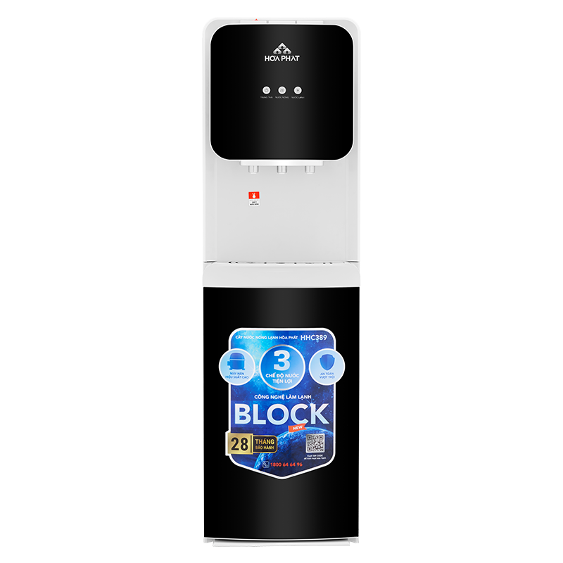 Cây nước nóng lạnh hút bình Hòa Phát HHC389