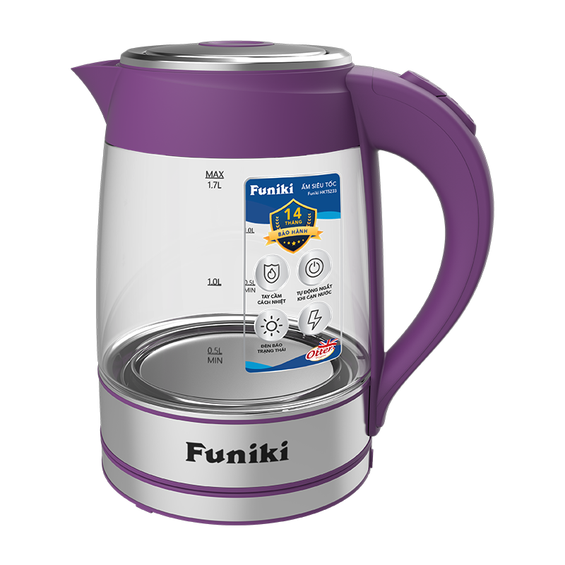Ấm siêu tốc 1.8 L Funiki HKT5239