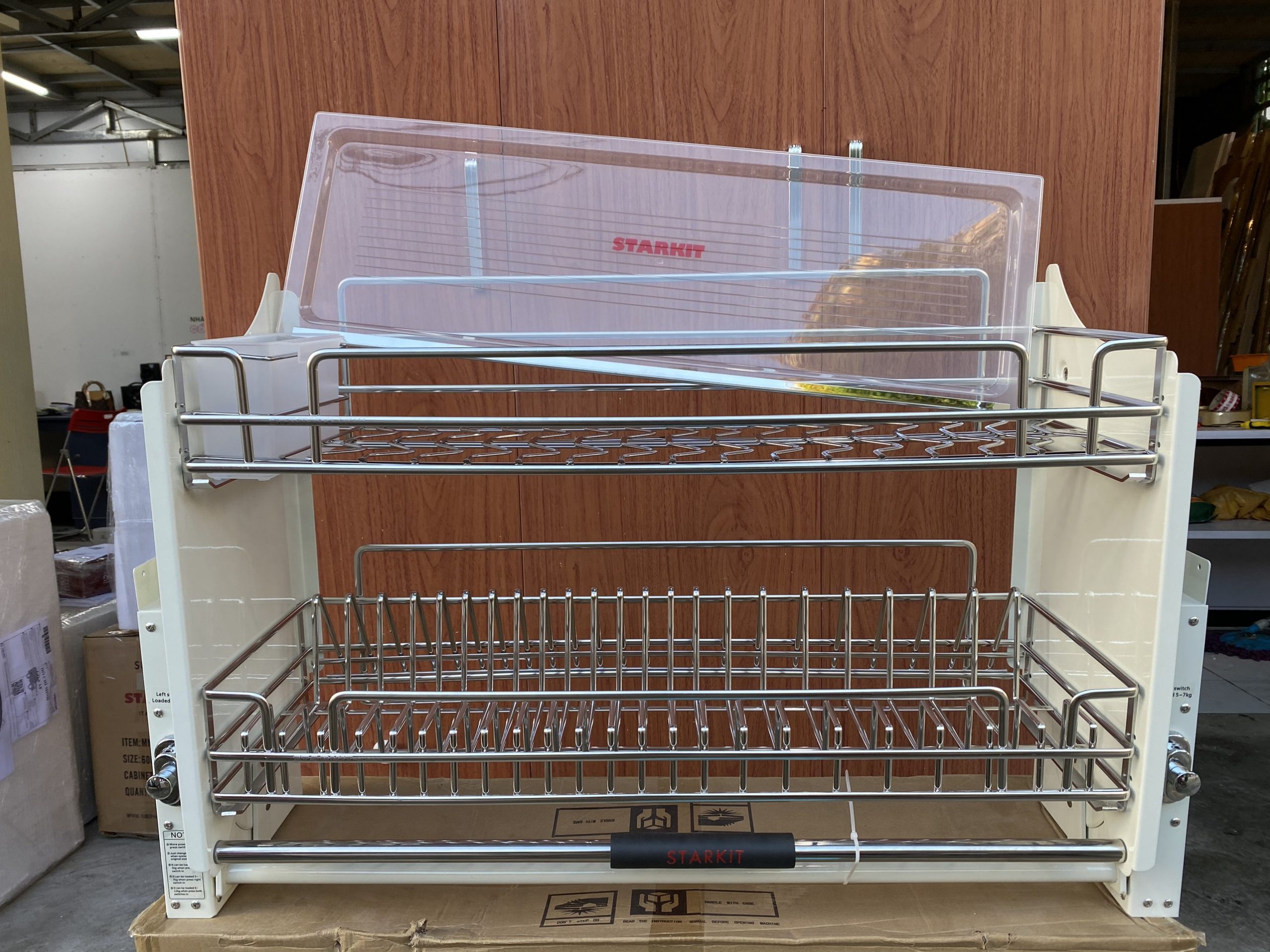 Giá bát di động LUCKYEU Inox 304 KT 900mm