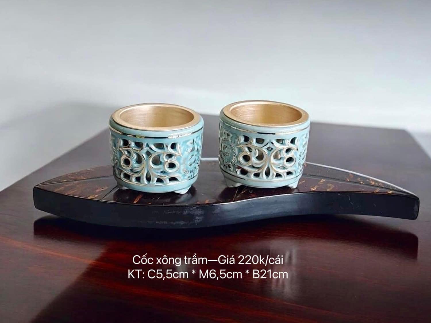 cốc xông trầm