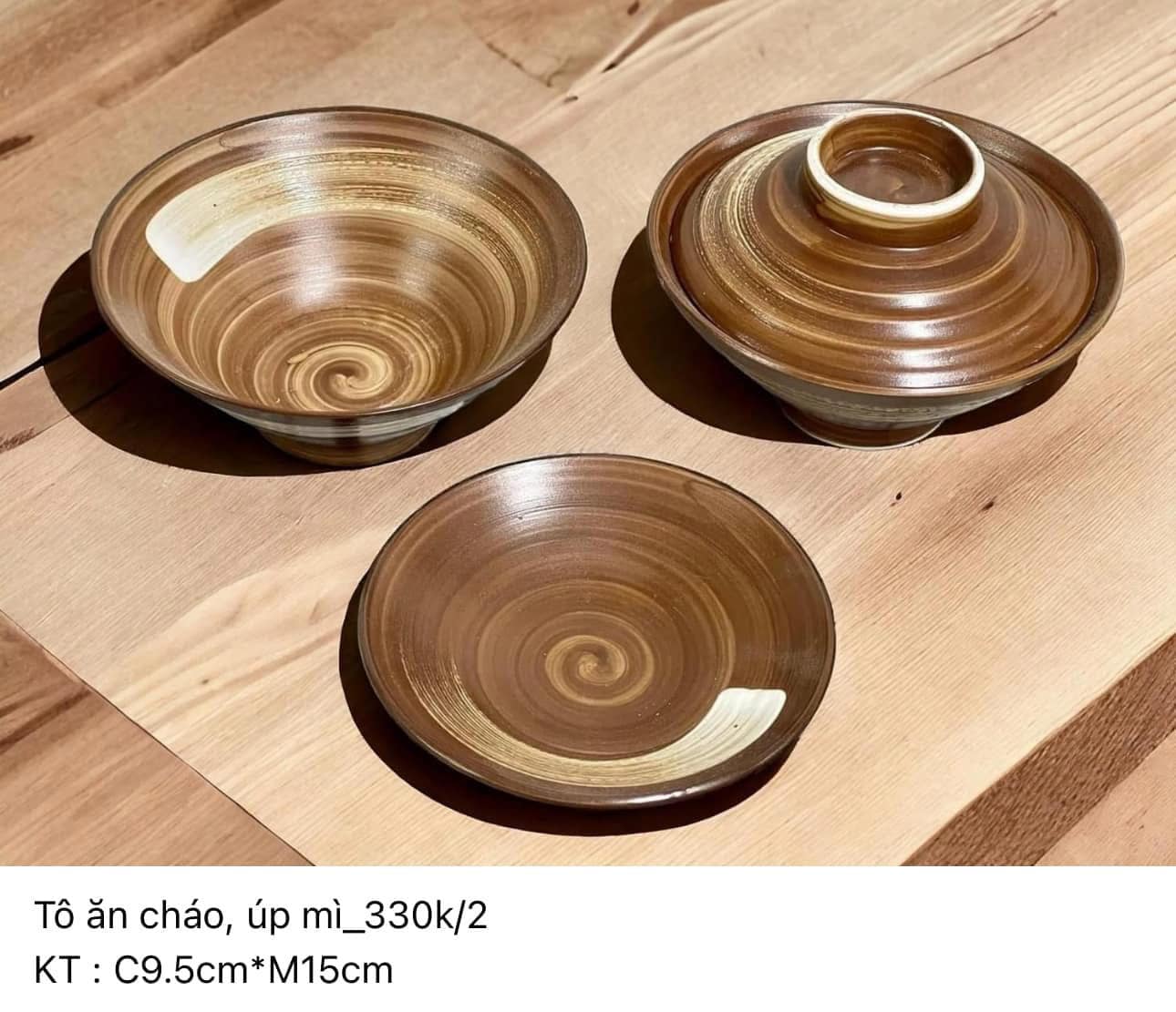 Tô ăn cháo, úp mì