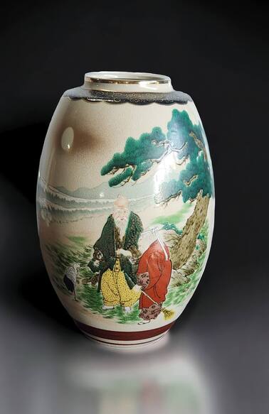 Bình Kutani xưa, tích ông tơ bà nguyệt