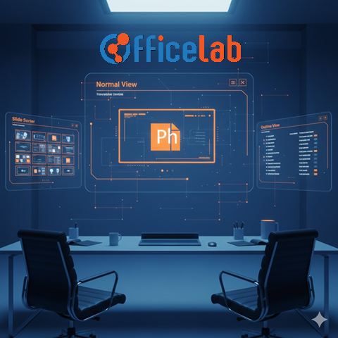 Các chế độ hiển thị (views): khi nào nên dùng outline, slide sorter hay reading view?