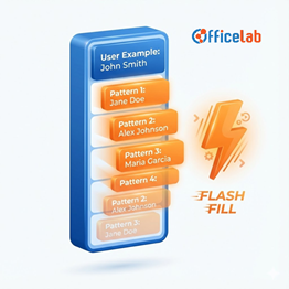 Điền dữ liệu dựa trên một cột liền kề (Flash Fill)