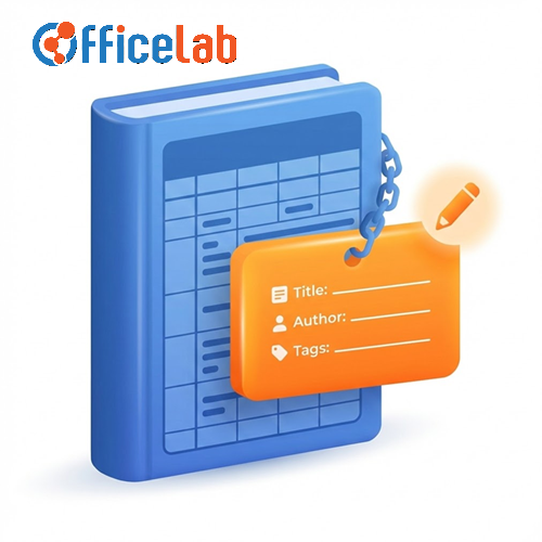 Sửa đổi thuộc tính cơ bản của cửa sổ tính (Workbook Properties)