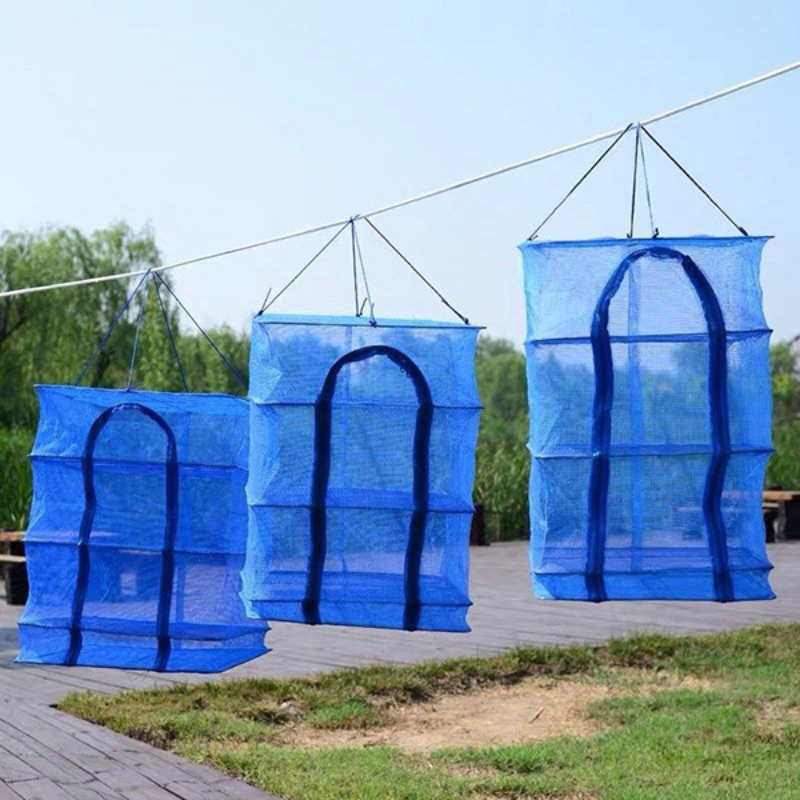 Lồng Lưới Phơi Thực Phẩm 4 Tầng (35cm) - Chống Ruồi Muỗi, An Toàn Vệ Sinh