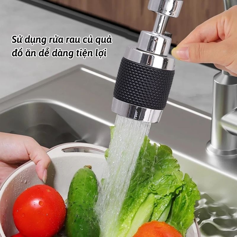 Đầu Vòi Tăng Áp, Xoay 360° Whisk U01
