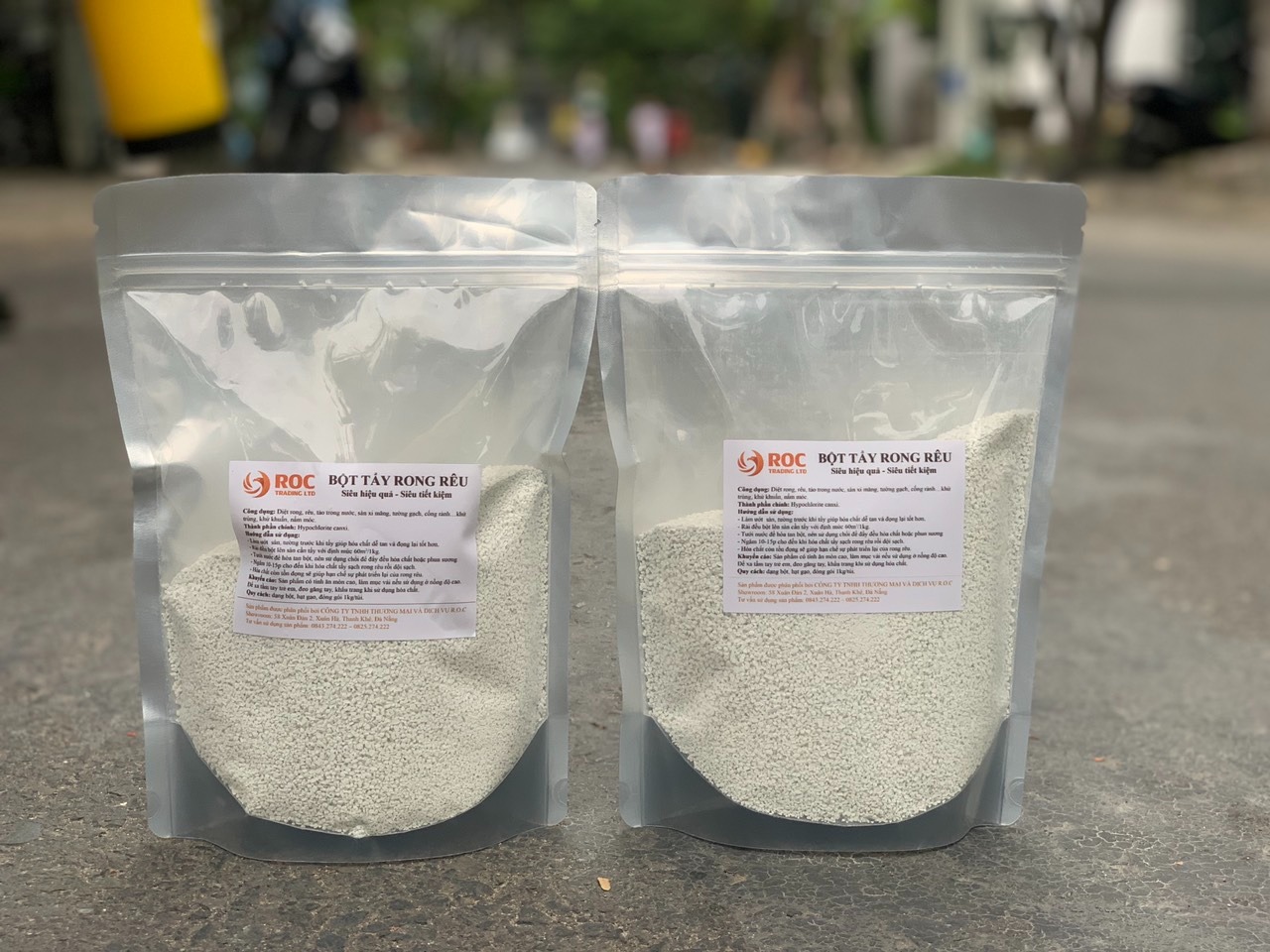 Bột Tẩy Rong Rêu DR01 500g - Đánh Bay Rêu Mốc, Chống Trơn Trượt Sân Nhà (Siêu Mạnh)