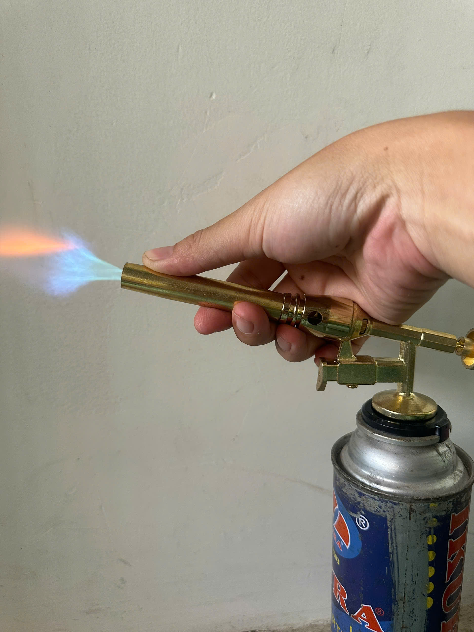 Đầu Khò Gas Mini 8816 Chống Bỏng, Vỏ Hợp Kim, Đánh Lửa Tự Động
