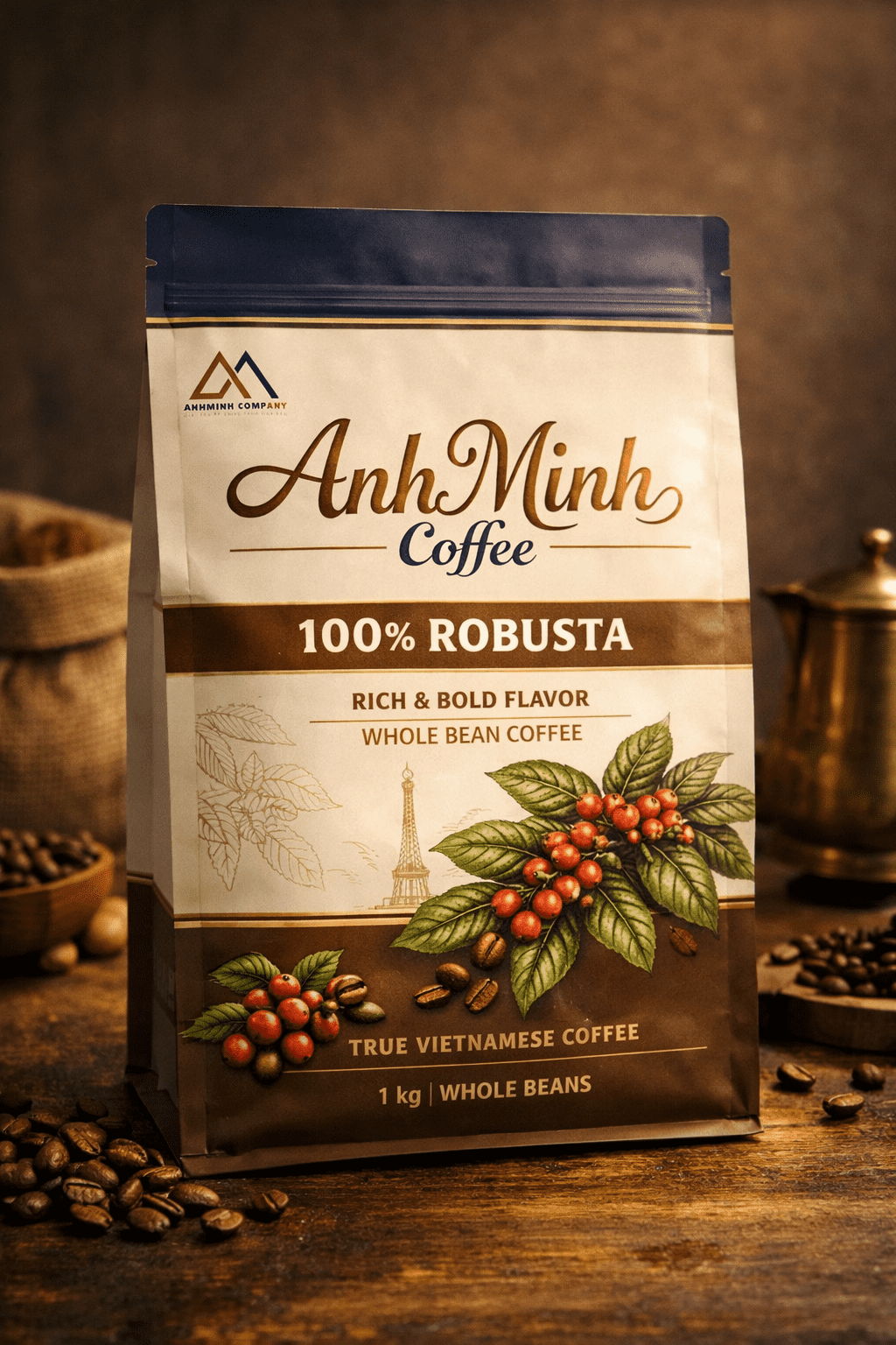 AnhMinh Coffee – Robusta Cao Nguyên Gia Lai