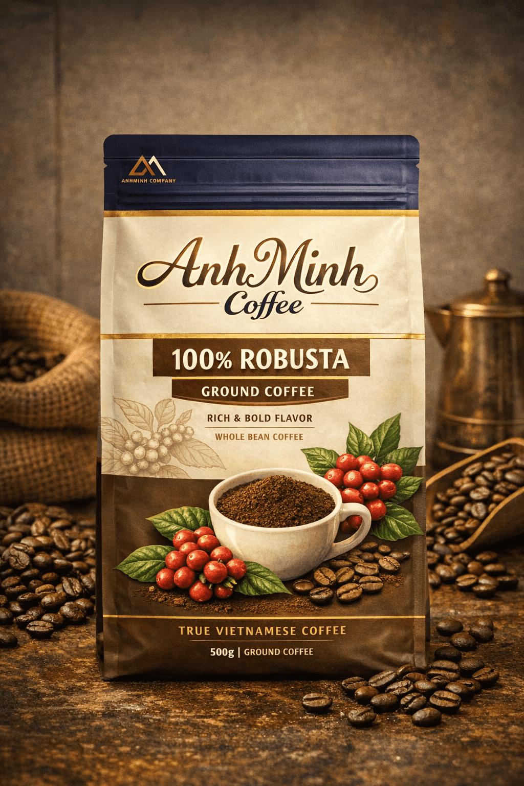 AnhMinh Coffee – Robusta Cao Nguyên Gia Lai