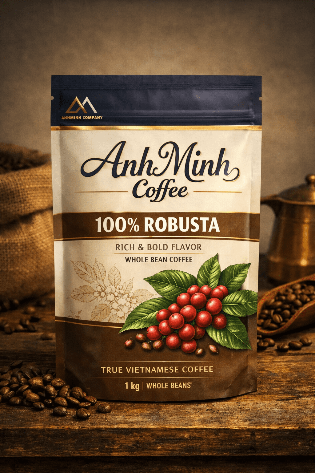 AnhMinh Coffee – Robusta Cao Nguyên Gia Lai