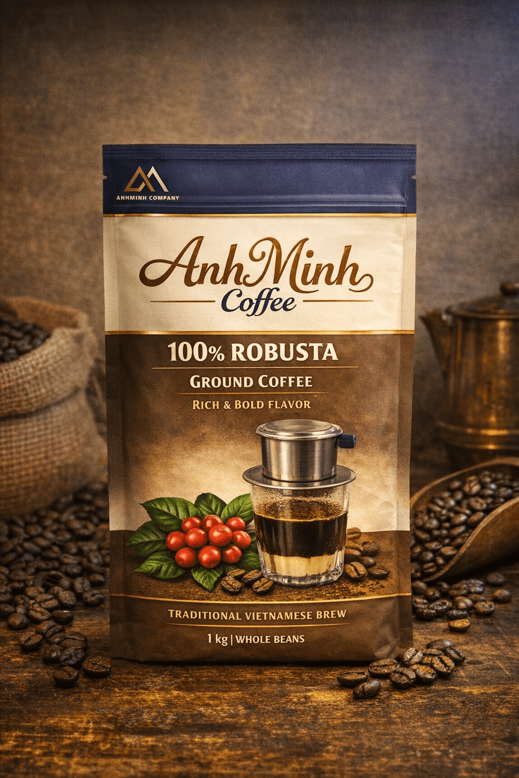 AnhMinh Coffee – Robusta Cao Nguyên Gia Lai