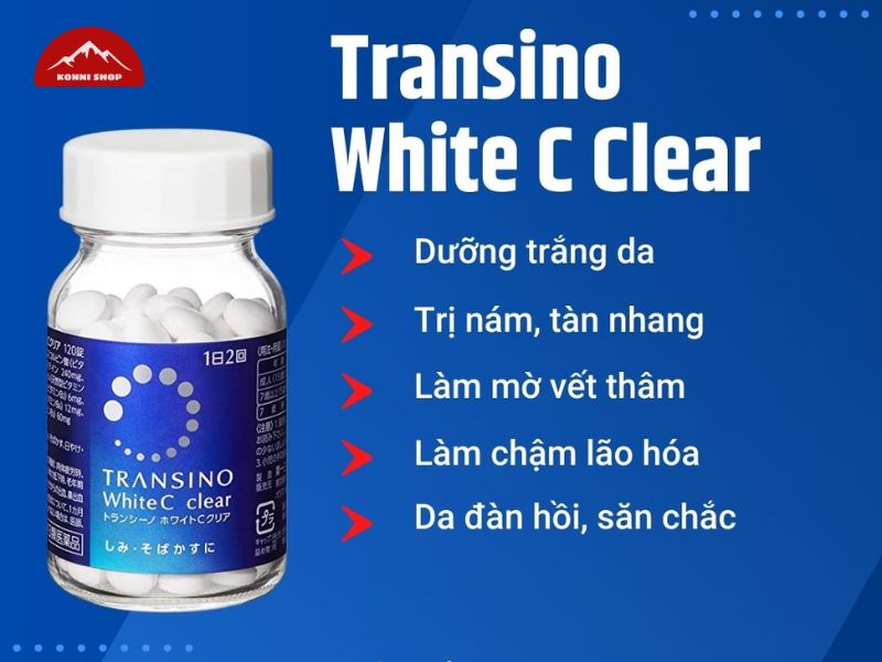 Công dụng của thuốc Transino giúp trị nám hiệu quả