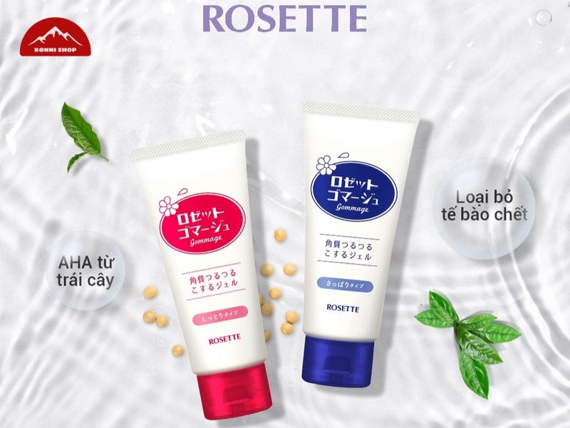 Thành phần và công dụng của tẩy tế bào chết Rosette