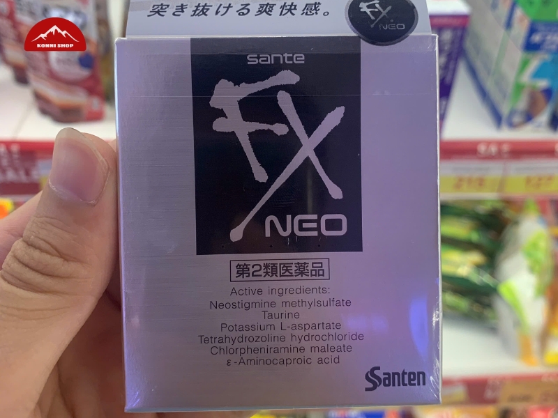 Thành phần chính của nước nhỏ mắt Fx Neo vàng