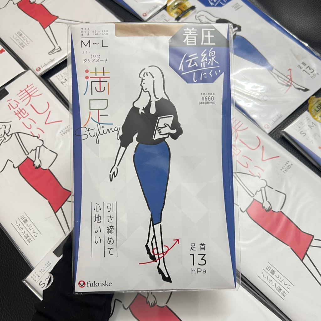 Quần tất Fukuske - Bó - Che khuyết điểm 10D da chân sáng size M-L