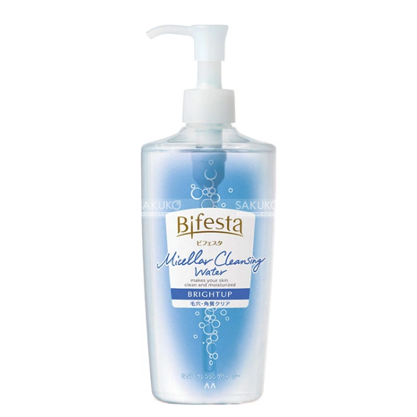 Nước tẩy trang Bifesta Micellar Cleansing Water chai 400ml (3 loại) (Dưỡng trắng)