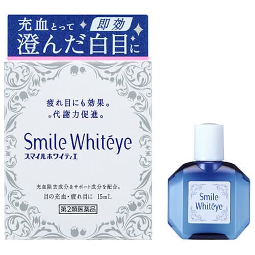 Nước nhỏ mắt Smile Whiteye giảm khô, mỏi, vấn đề về mắt đỏ lọ 15ml