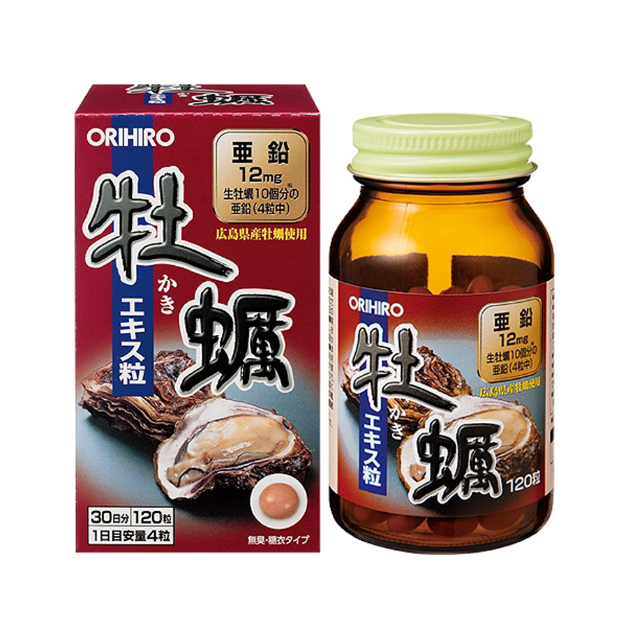 Viên uống hỗ trợ tăng cường sinh lí Orihiro chiết xuất tinh chất hàu tươi 120 viên