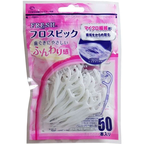 Chỉ nha khoa Fresh Fross Pick White 50 cái