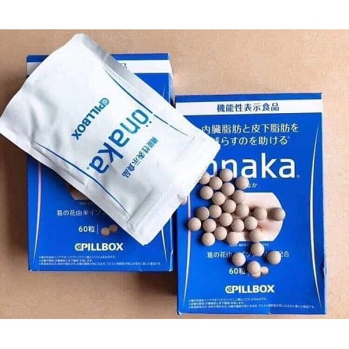 Viên uống giảm mỡ bụng Pillbox Onaka 60 viên